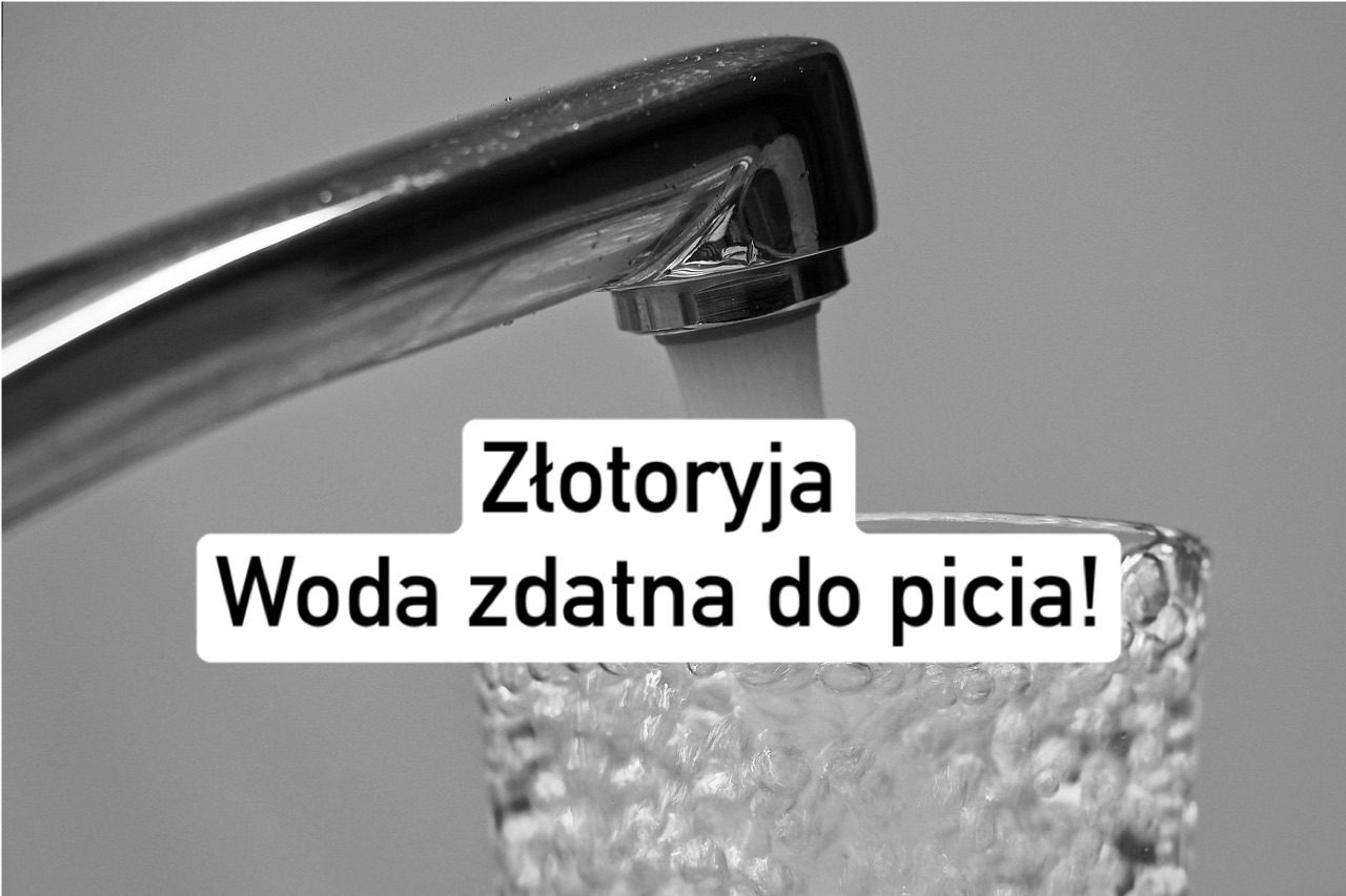 Woda w Złotoryi - Zdatna do picia!