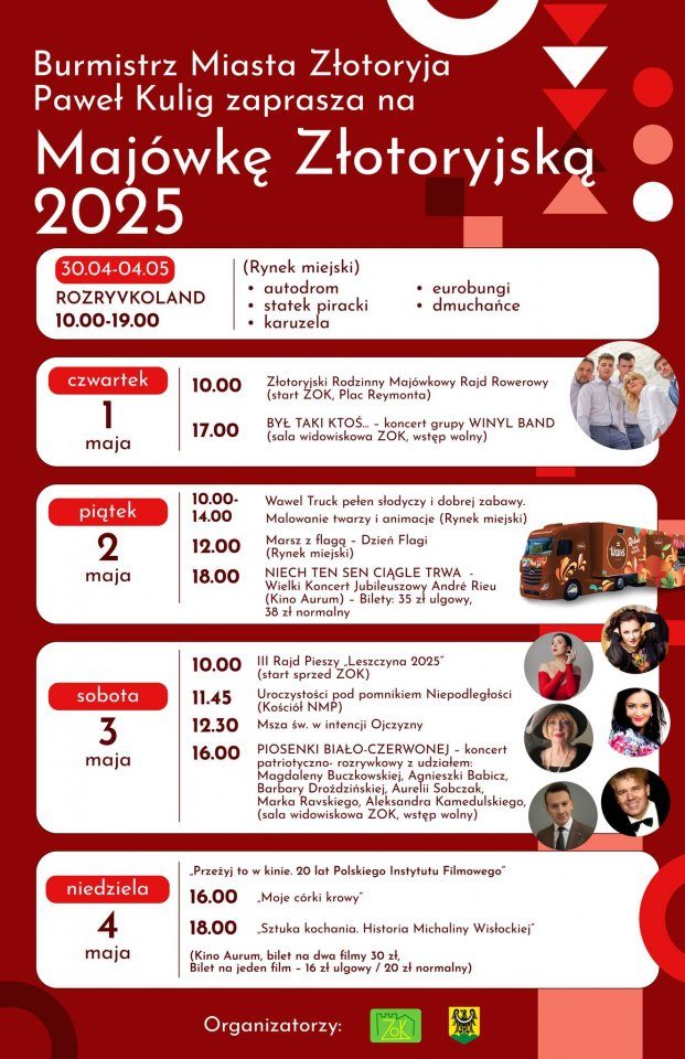 Złotoryjska Majówka: Rowerem, marszem i muzyką przez całe święto!