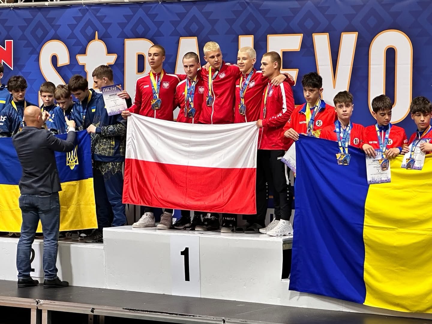 Mazurek Dąbrowskiego na Mistrzostwach Europy!  Ogromny sukces naszej drużyny Taekwon-do.