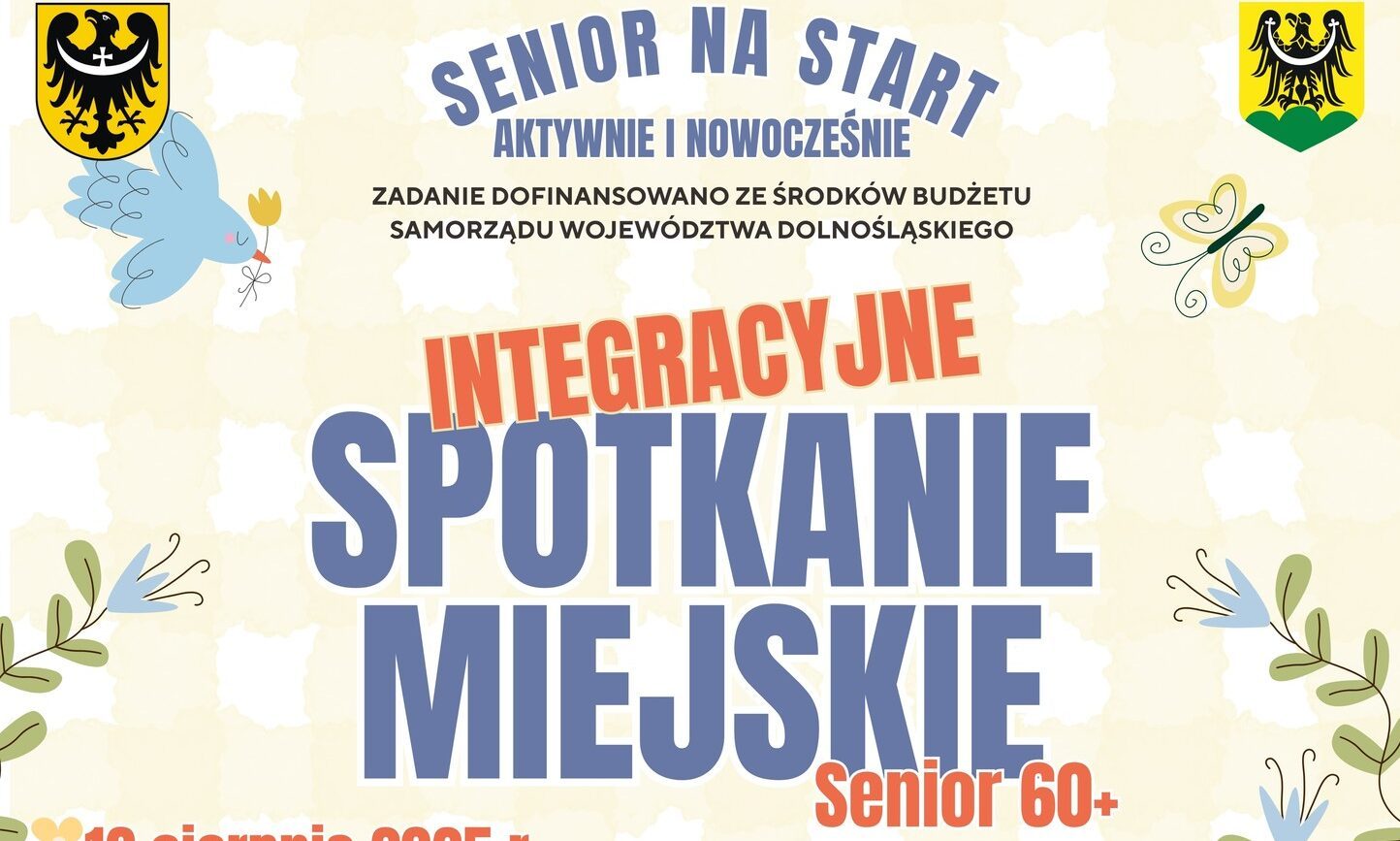 Seniorzy w Miasto Złotoryja – integracyjne spotkanie miejskie dla osób 60+