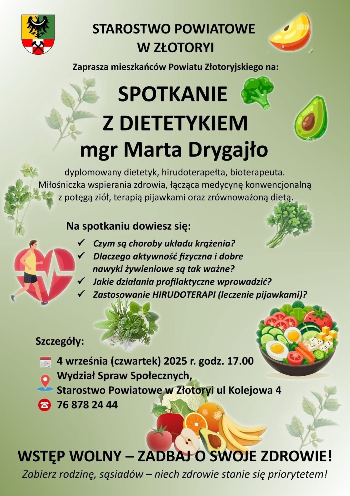 Spotkanie z dietetykiem w Złotoryi – zadbaj o swoje zdrowie!
