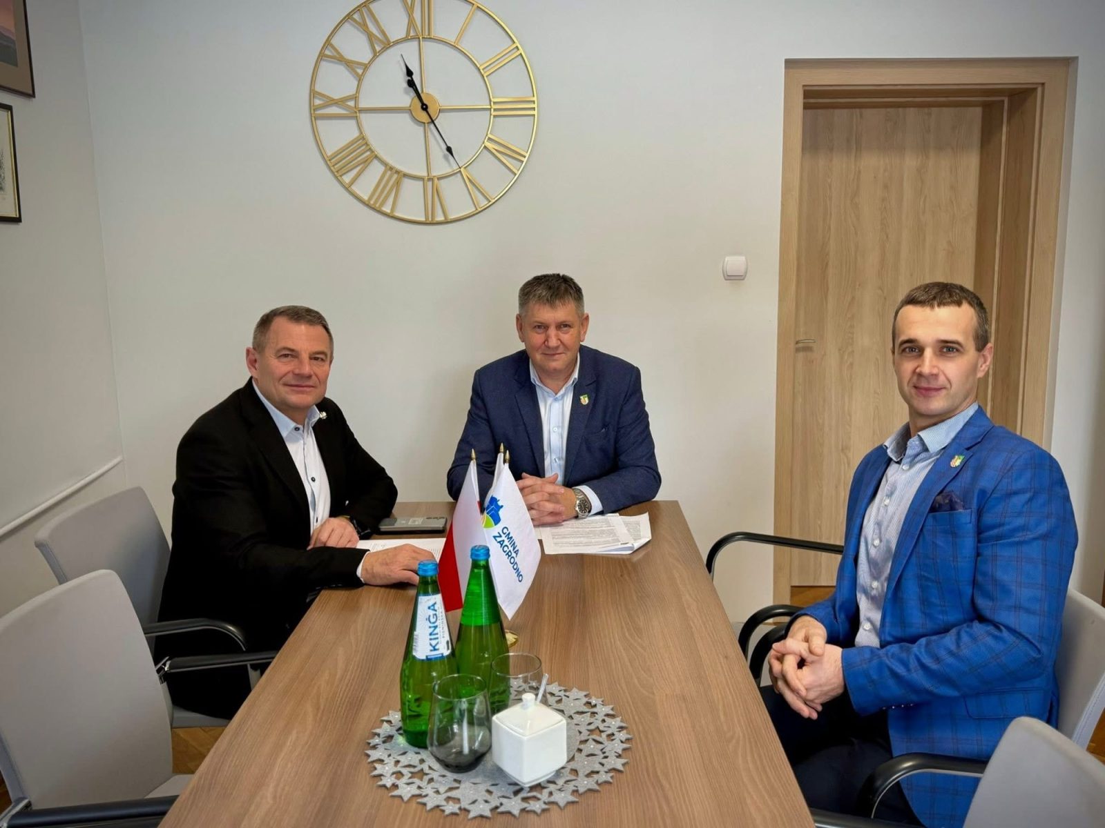 Wicewojewoda Dolnośląski odwiedził Gminę Zagrodno. Rozmawiano o inwestycjach w gminie.