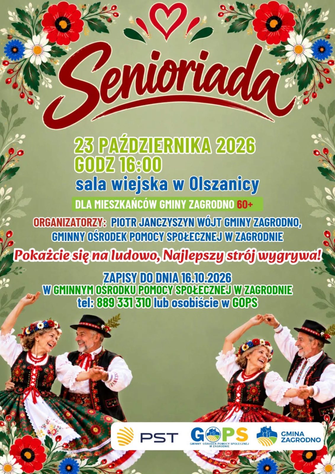 Senioriada 2026 w Olszanicy. Wybrani zostaną król i królowa wydarzenia