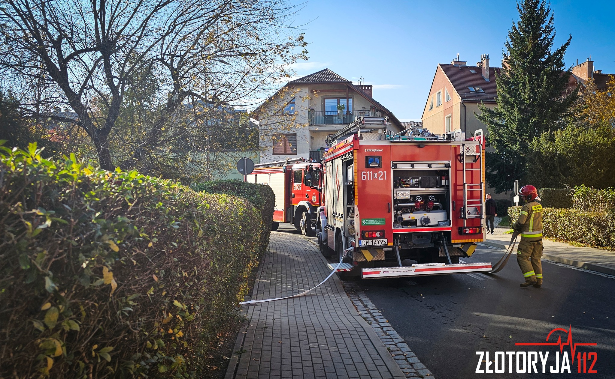 Chwile grozy w Złotoryi – pożar opanowany dzięki szybkiej reakcji mieszkańców”