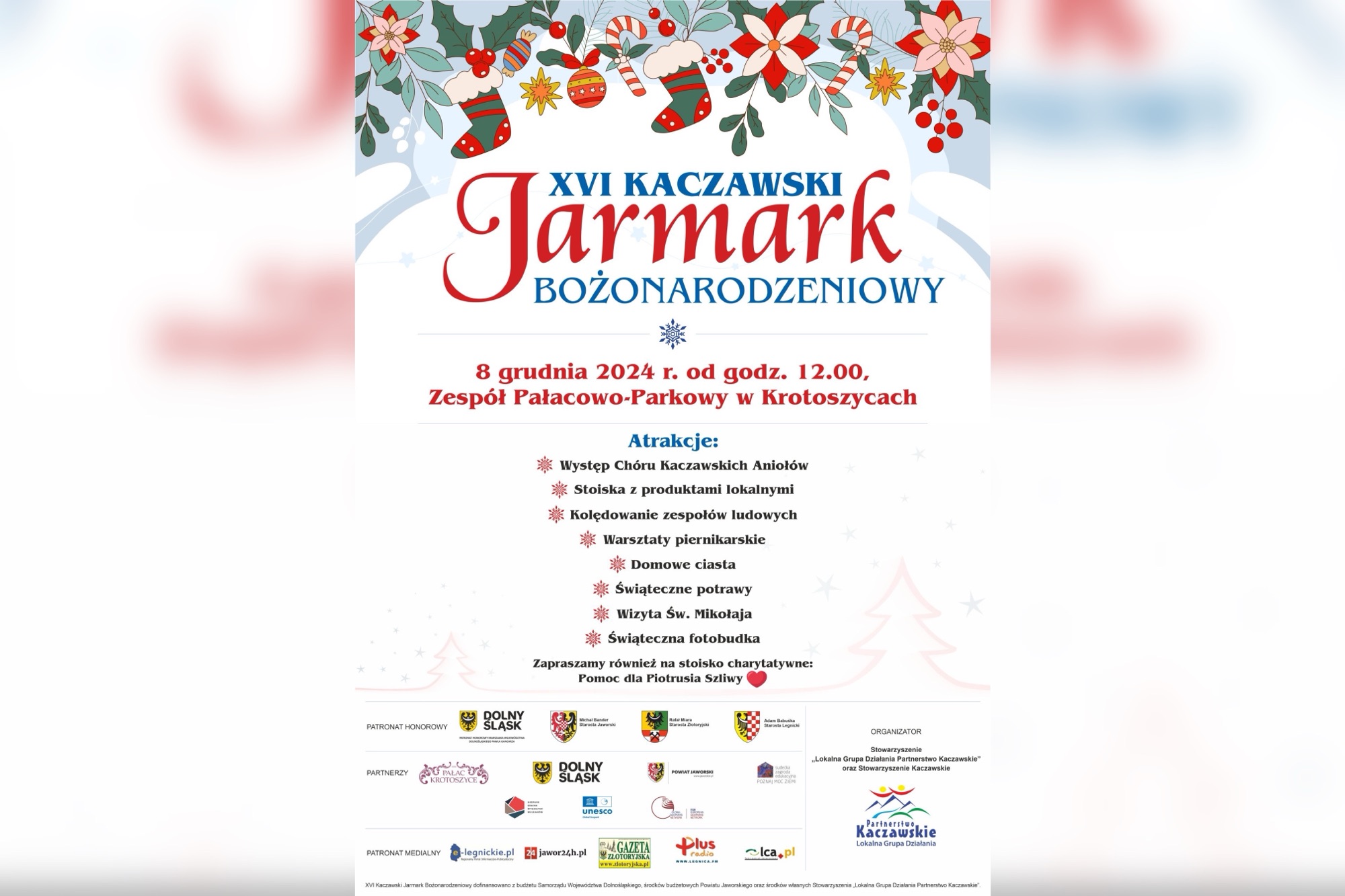 XVI Kaczawski Jarmark Bożonarodzeniowy w Krotoszycach