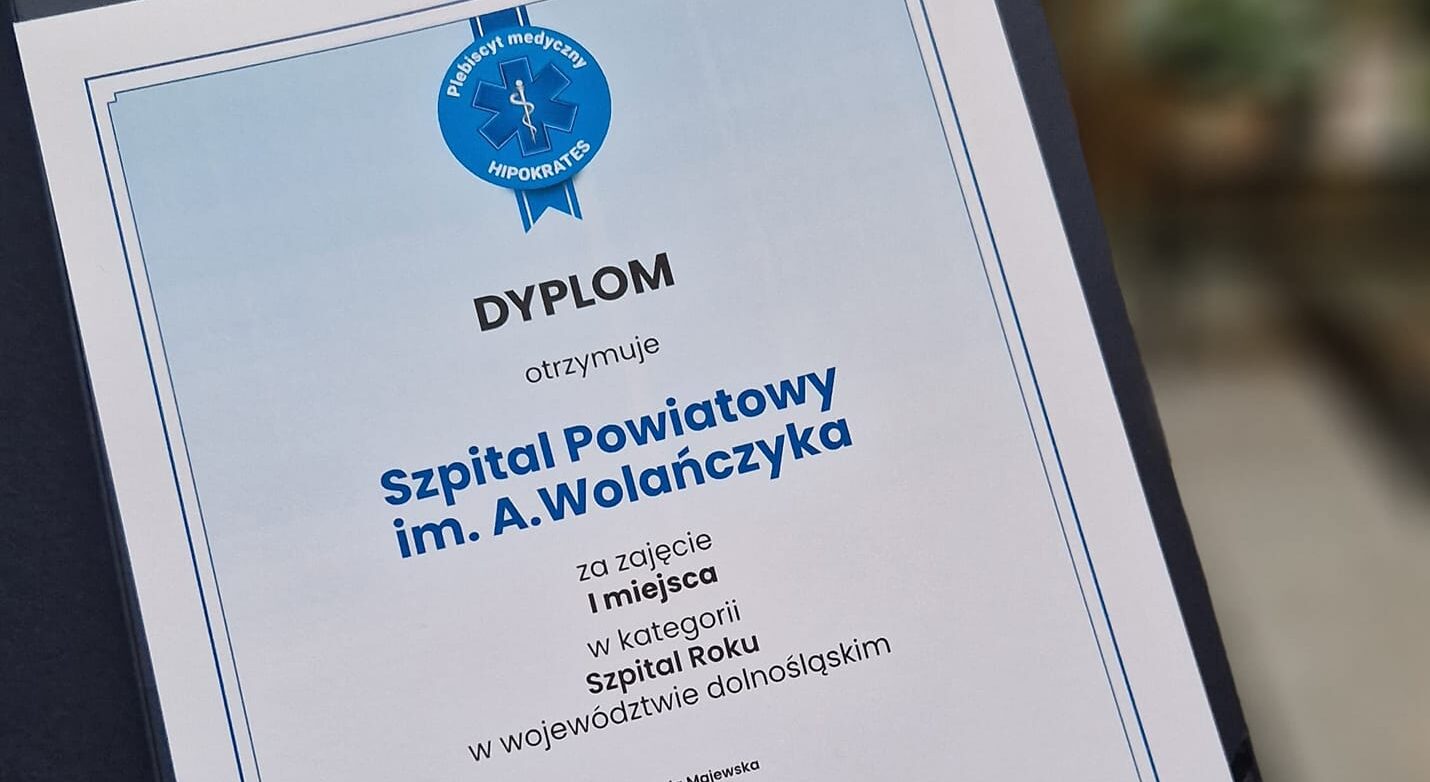 Nagroda Hipokrates 2024 dla Szpitala Powiatowego w Złotoryi