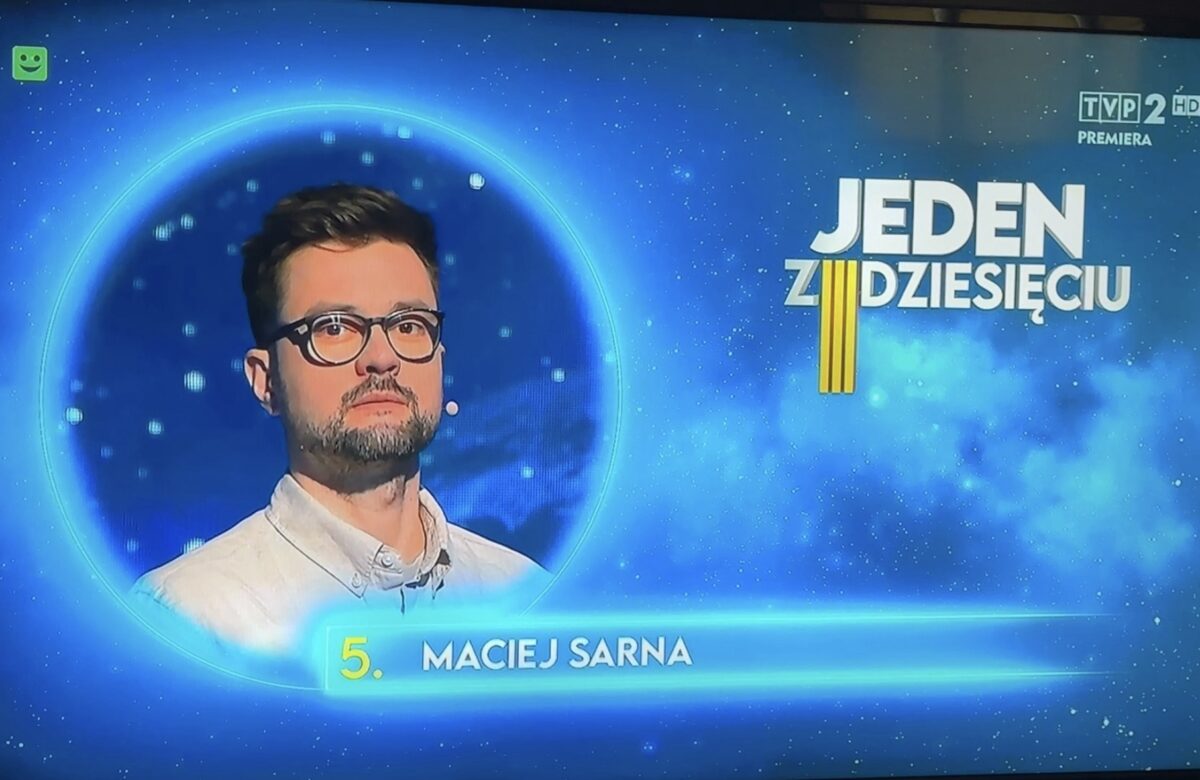 Maciej Sarna ze Złotoryi w „1 z 10”! Było blisko finału