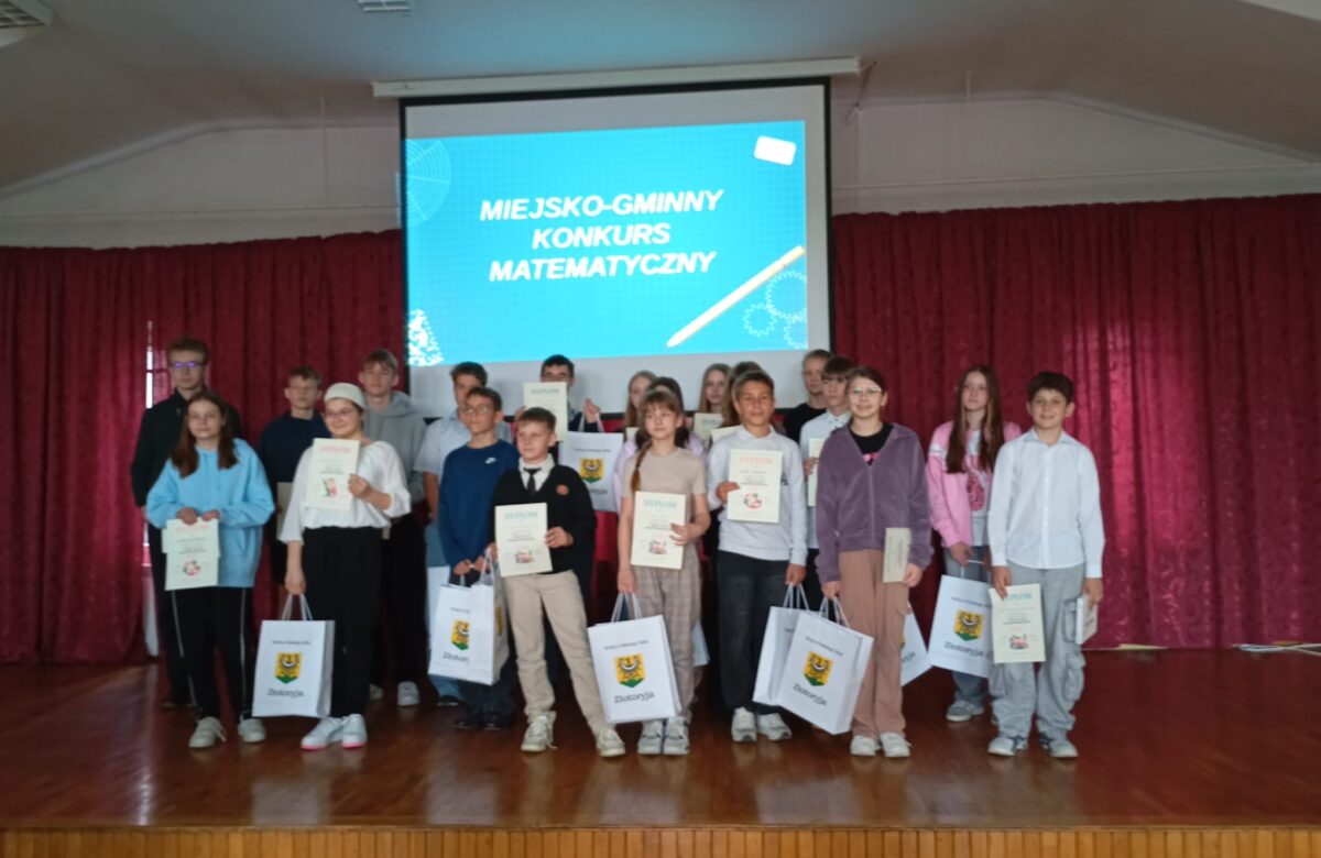 Matematyczne zmagania podczas Złotego Tygodnia – sukces uczniów SP1 Złotoryja!