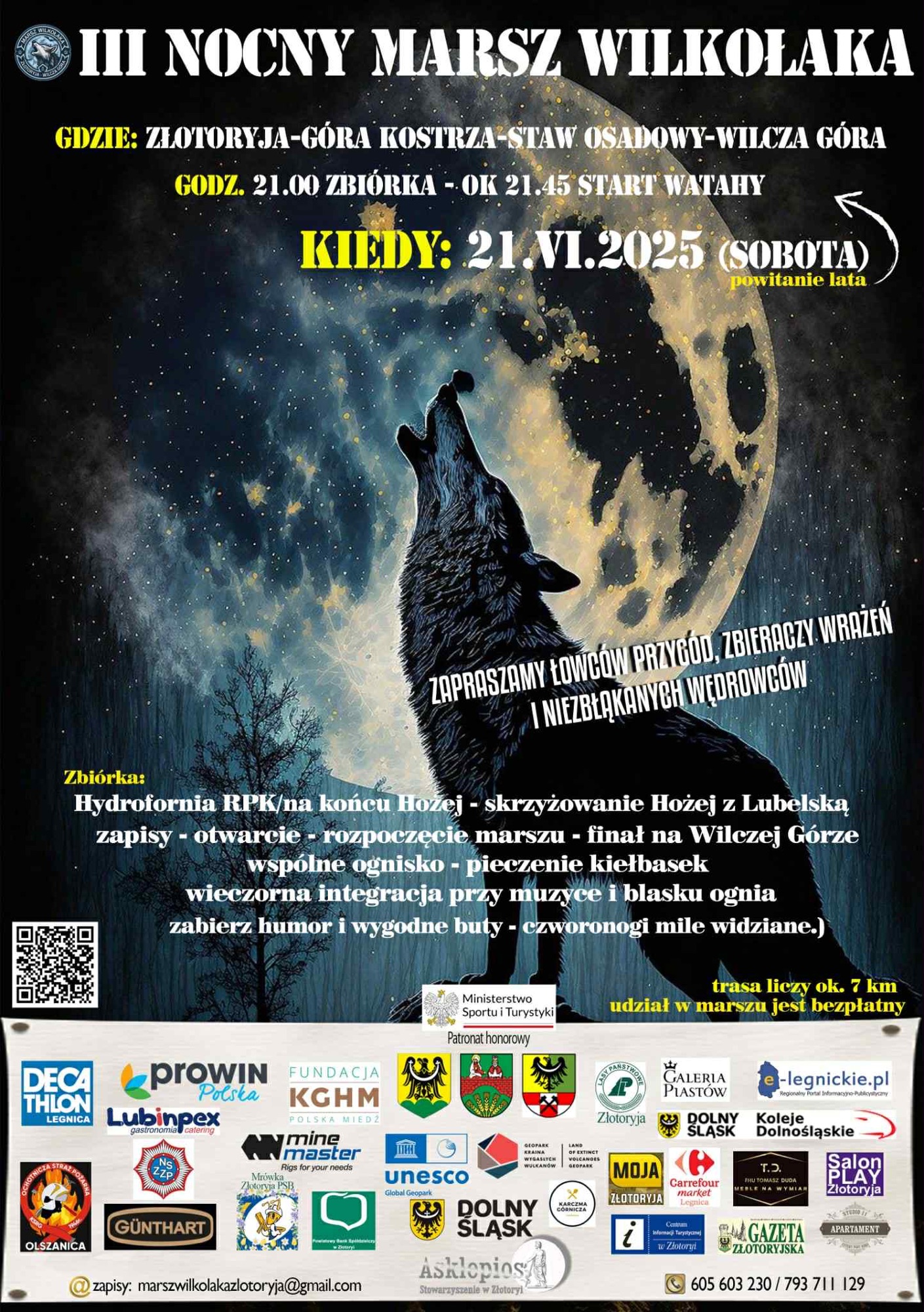 III Nocny Marsz Wilkołaka – ruszamy na szlak przy pełni księżyca!