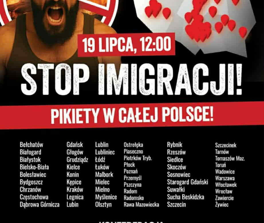 LEGNICA: Konfederacja zapowiada protest przeciwko imigracji – pikieta już 19 lipca