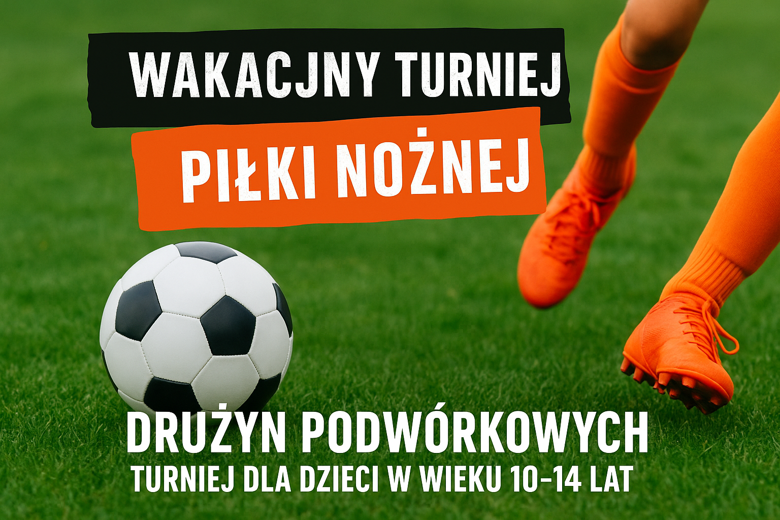 Wakacyjny turniej piłki nożnej już w sobotę!