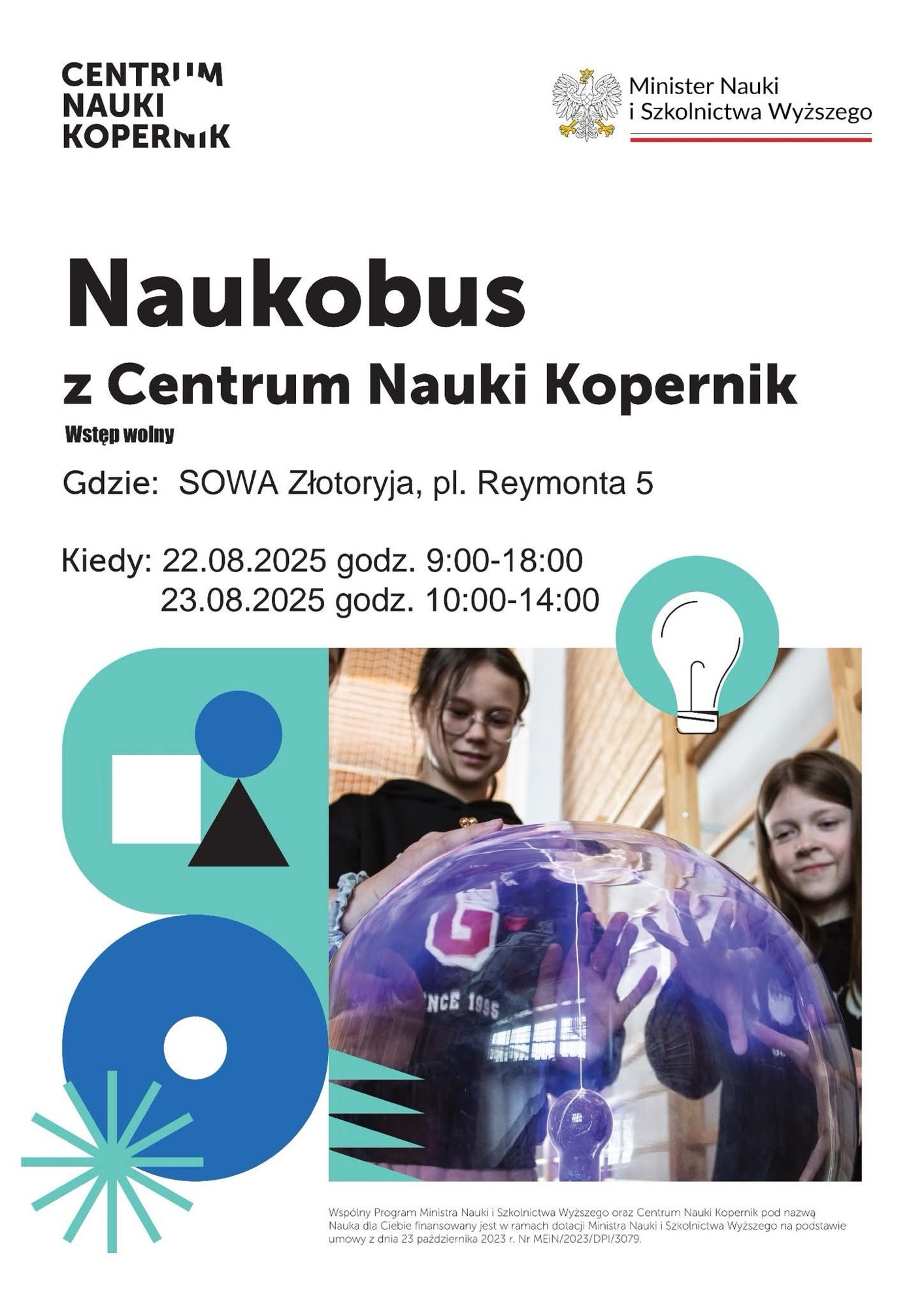 Zaproszenie na niezwykłe spotkanie z nauką dzięki współpracy z Centrum Nauki Kopernik