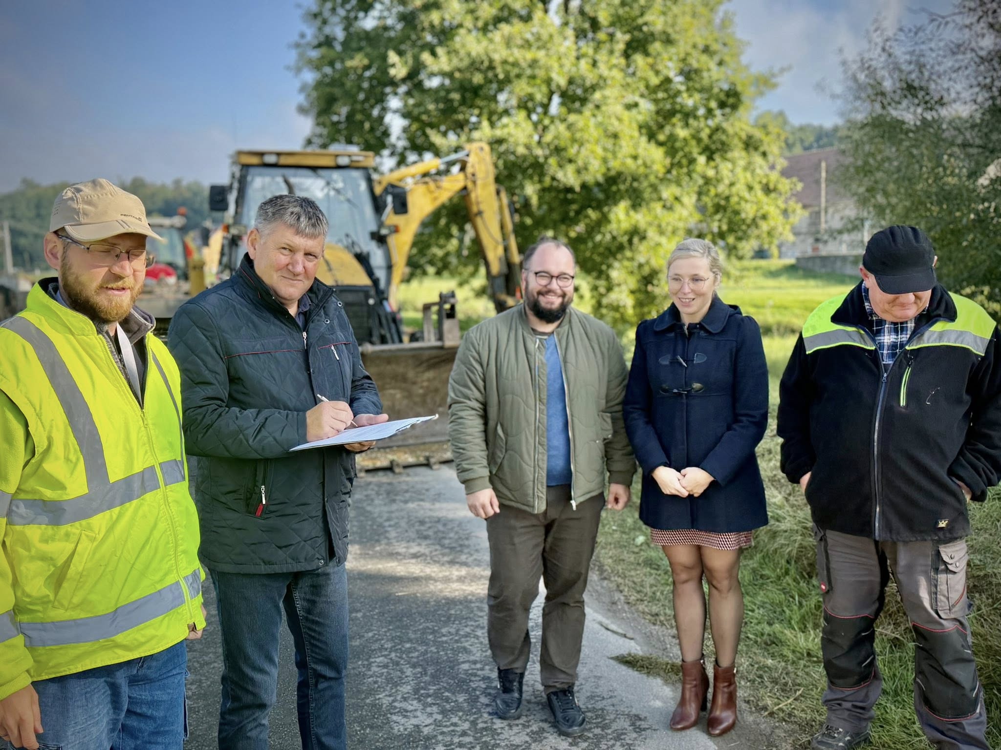 Rozpoczynamy prace przy inwestycjach drogowych w Gminie Zagrodno