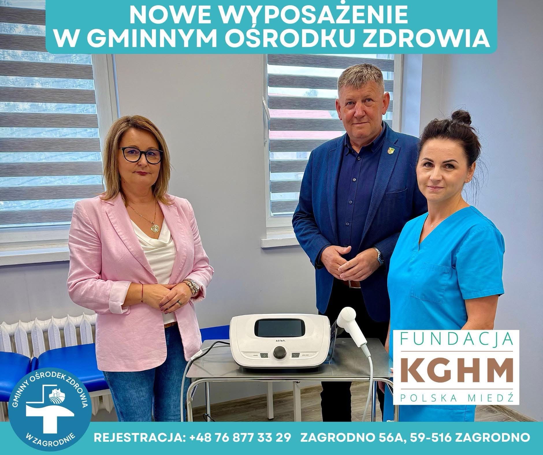 Nowoczesny sprzęt w Gminnym Ośrodku Zdrowia w Zagrodnie