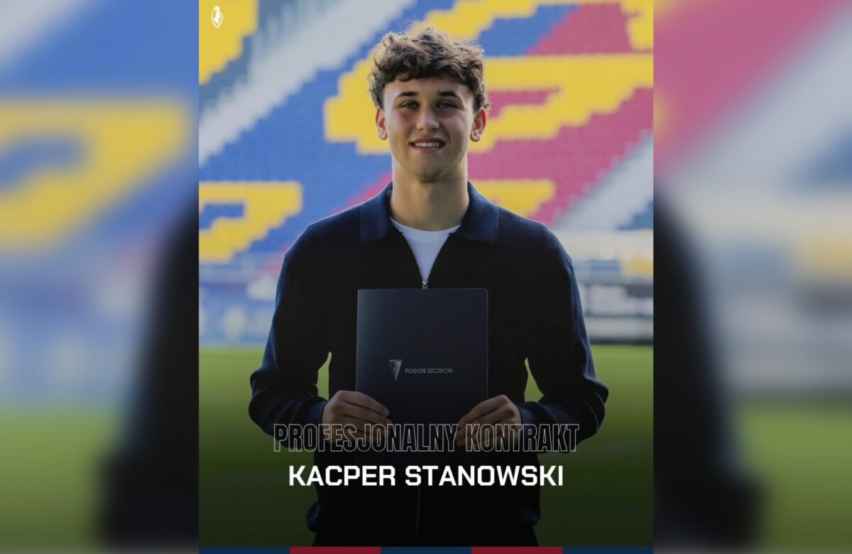Złotoryjanin podpisał profesjonalny kontrakt z Pogonią Szczecin