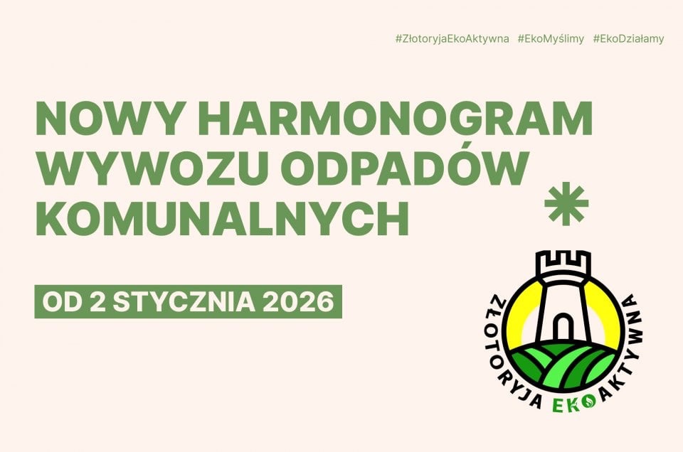 Sprawdź swój rejon! Nowy harmonogram wywozu odpadów w Złotoryi