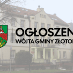 Ogłoszenie Wójta Gminy Złotoryja