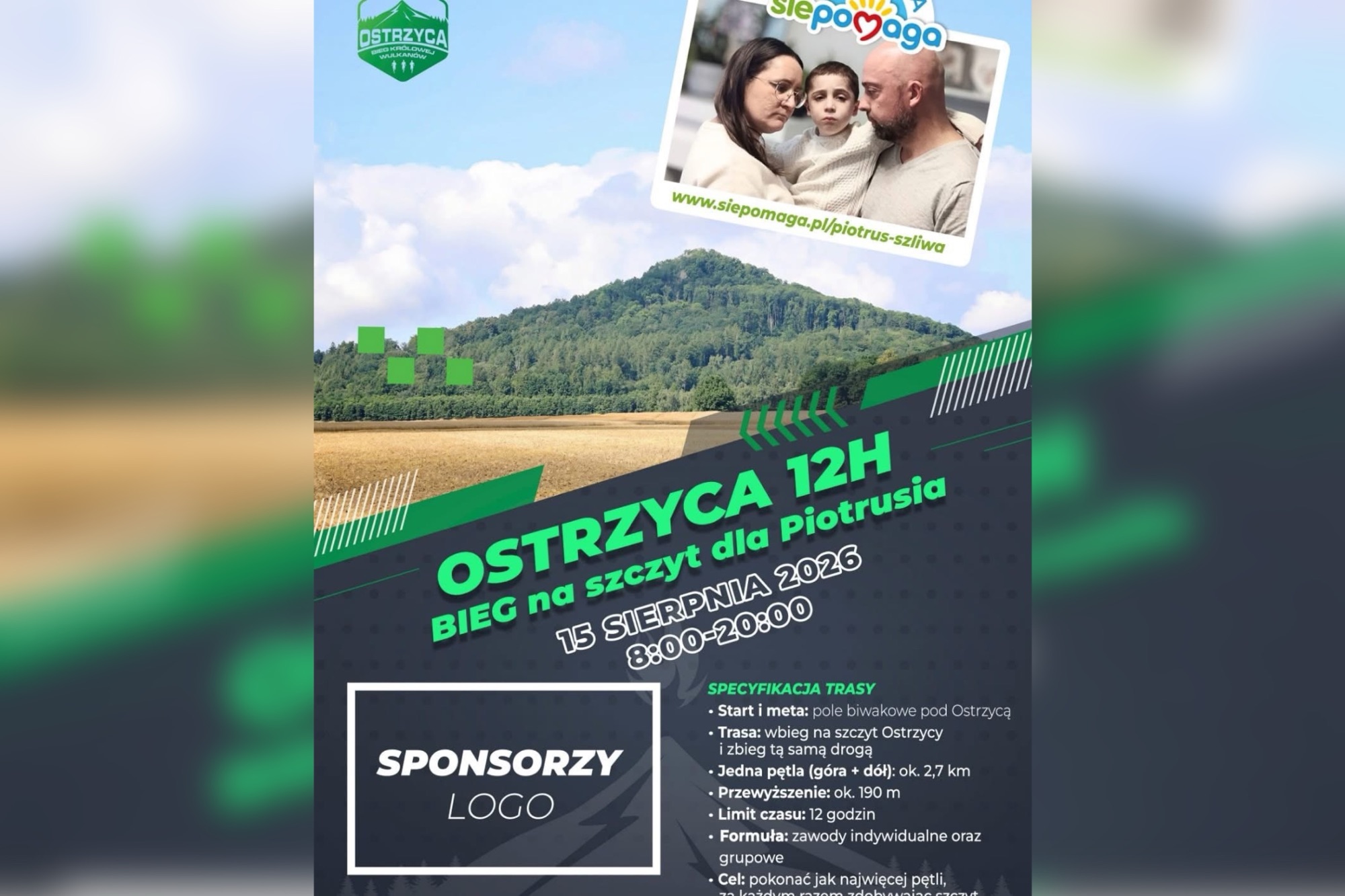 Bieg Ekstremalny – akcja charytatywna dla Piotrusia Szliwy