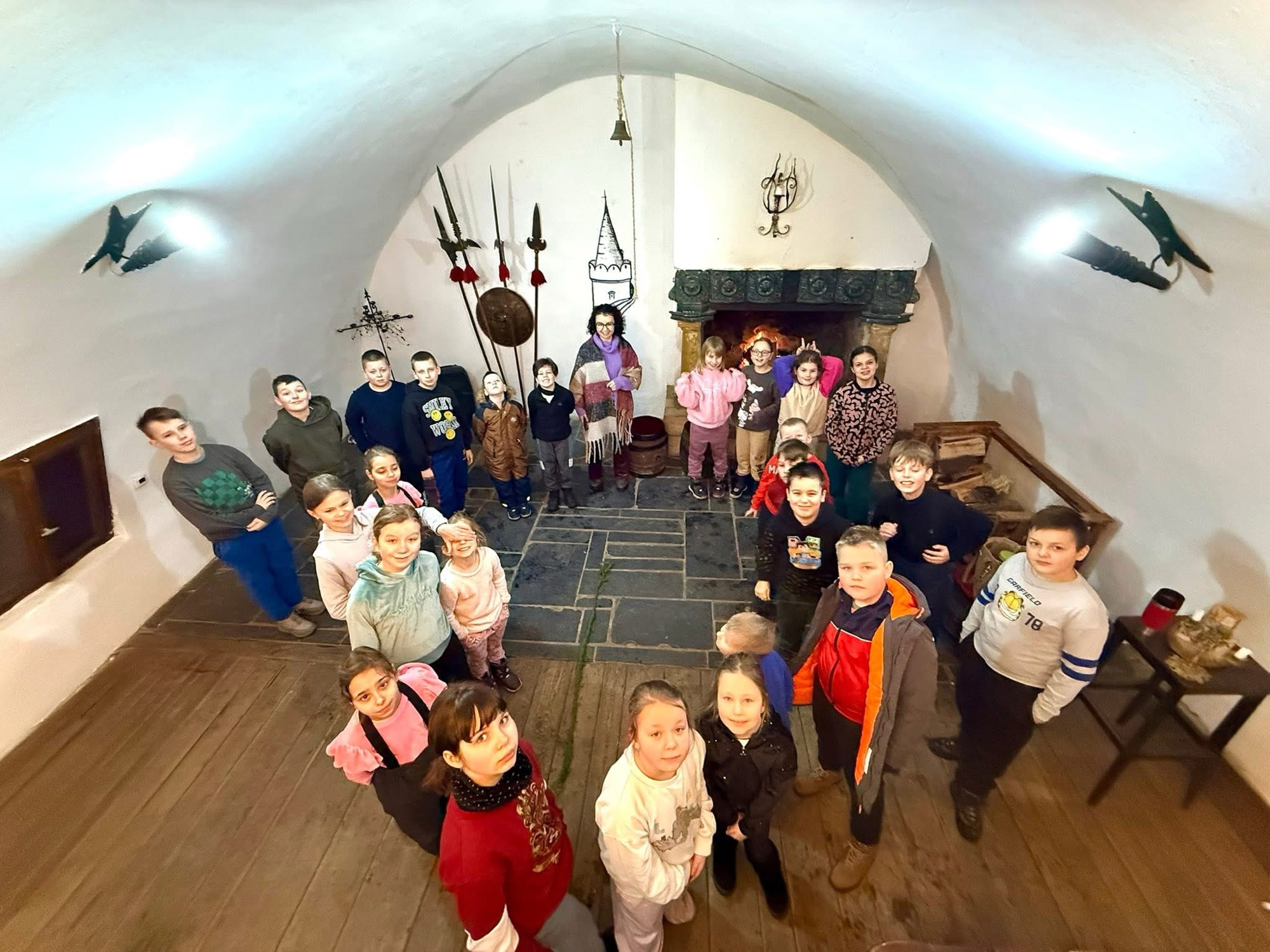 Ferie rozpoczęte z klimatem – wizyta uczniów na Zamku Grodziec