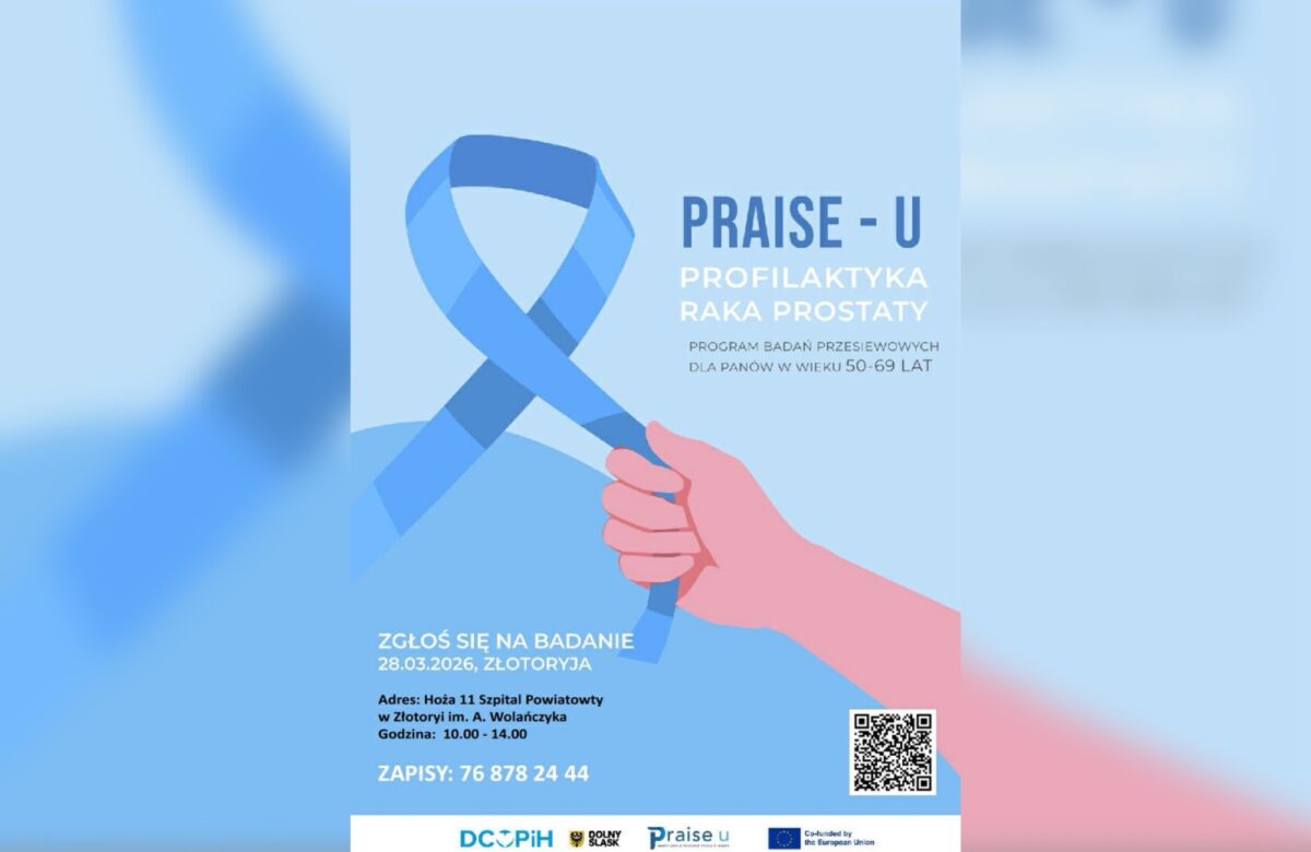 Sprawdź swoje zdrowie. Bezpłatne badania prostaty przy Szpitalu Powiatowym w Złotoryi