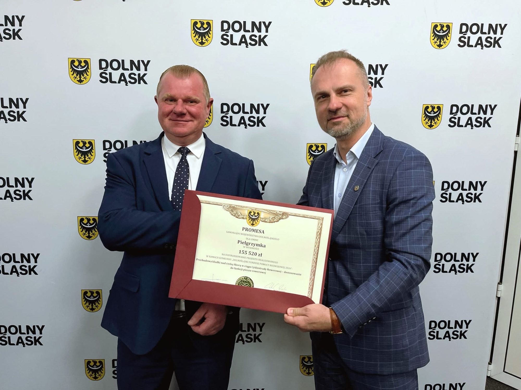 Gmina Pielgrzymka liderem konkursu rozwojowego 2026 – 155 tysięcy złotych na rozwój infrastruktury rowerowej