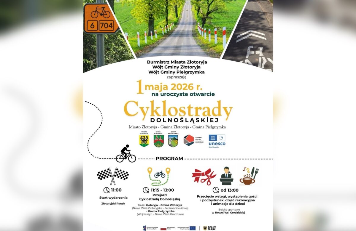 Złotoryja rozpoczyna sezon rowerowy z rozmachem – rusza Cyklostrada
