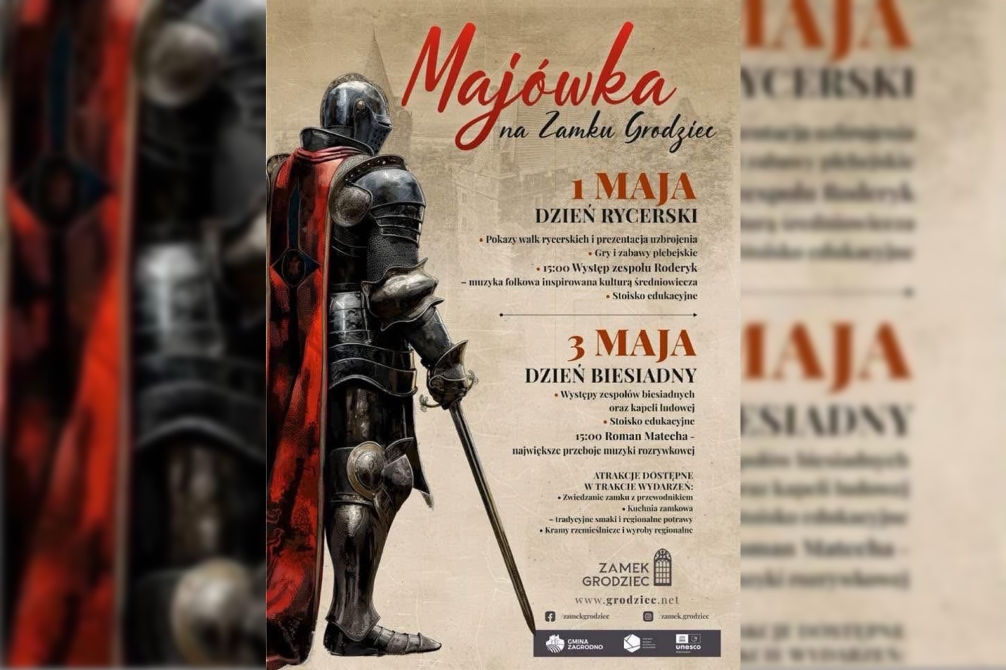 Historyczna majówka na Zamku Grodziec