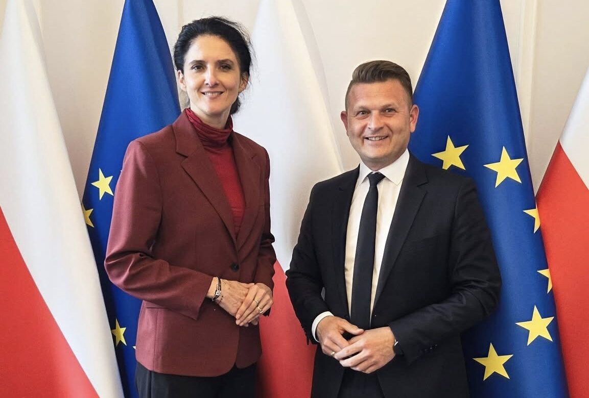 Starosta Rafał Miara spotkał się z Wojewodą. Rozmawiali o ochronie ludności i obronie cywilnej
