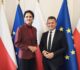 Starosta Rafał Miara spotkał się z Wojewodą. Rozmawiali o ochronie ludności i obronie cywilnej