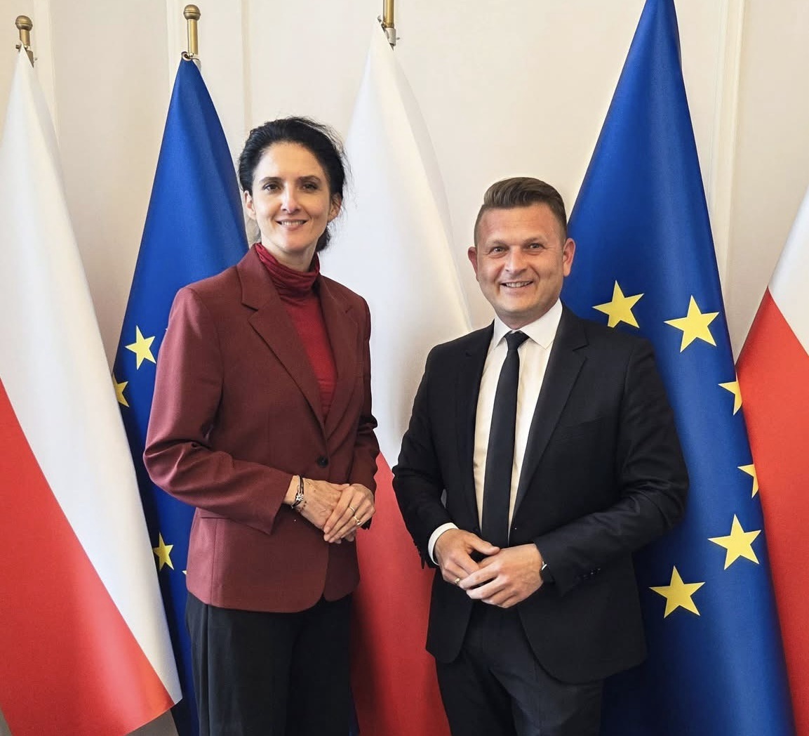 Starosta Rafał Miara spotkał się z Wojewodą. Rozmawiali o ochronie ludności i obronie cywilnej