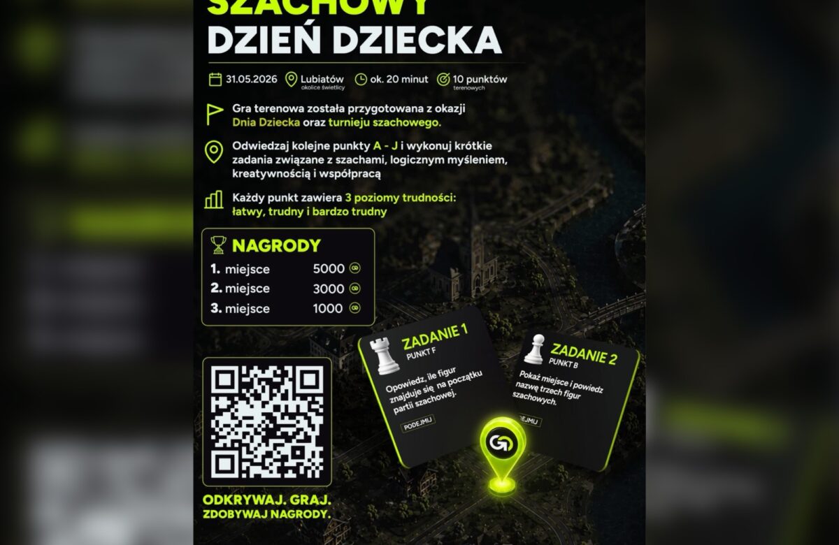 Wielkie szachowe spotkanie w Lubiatowie już pod koniec maja