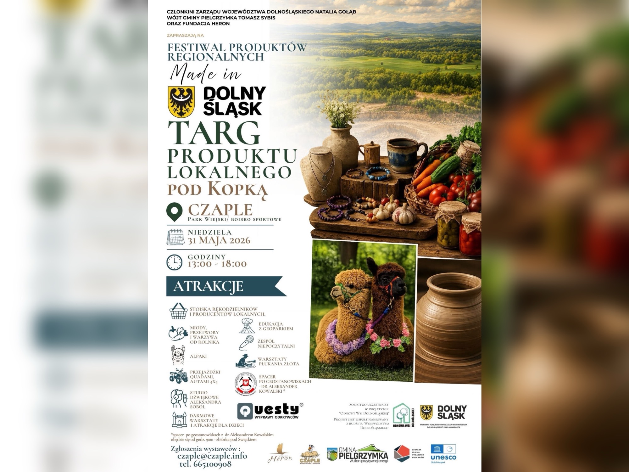 Święto lokalnych smaków i rękodzieła w Czaplach