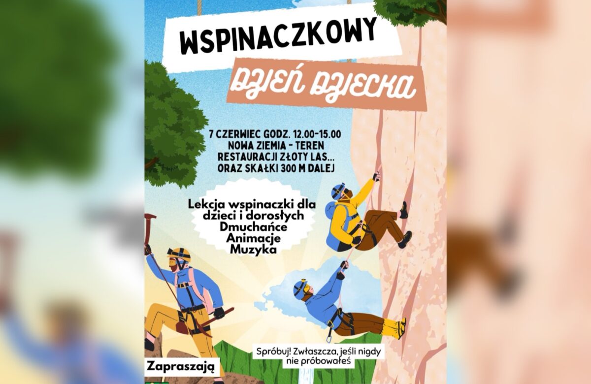 Wyjątkowy Dzień Dziecka w Nowej Ziemi. Będzie zabawa i wspinaczka na skałkach
