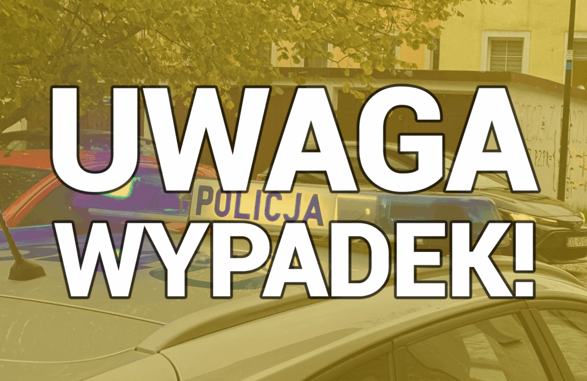 Wypadek pod Złotoryją. Jedna osoba ranna po zderzeniu aut