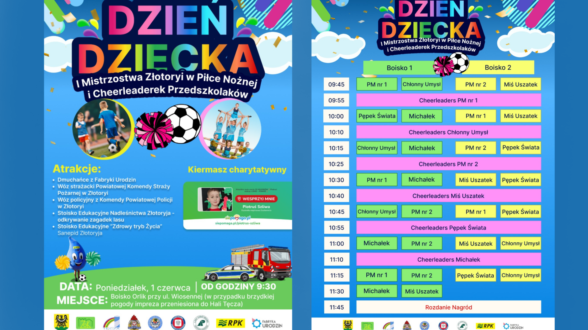 Sportowe emocje z okazji Dnia Dziecka w Złotoryi