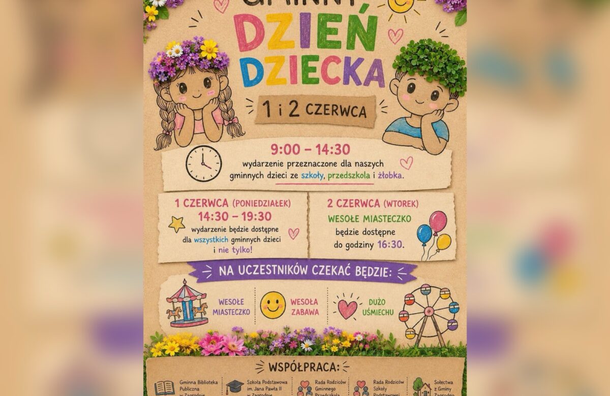 Gminny Dzień Dziecka w Zagrodnie&nbsp;