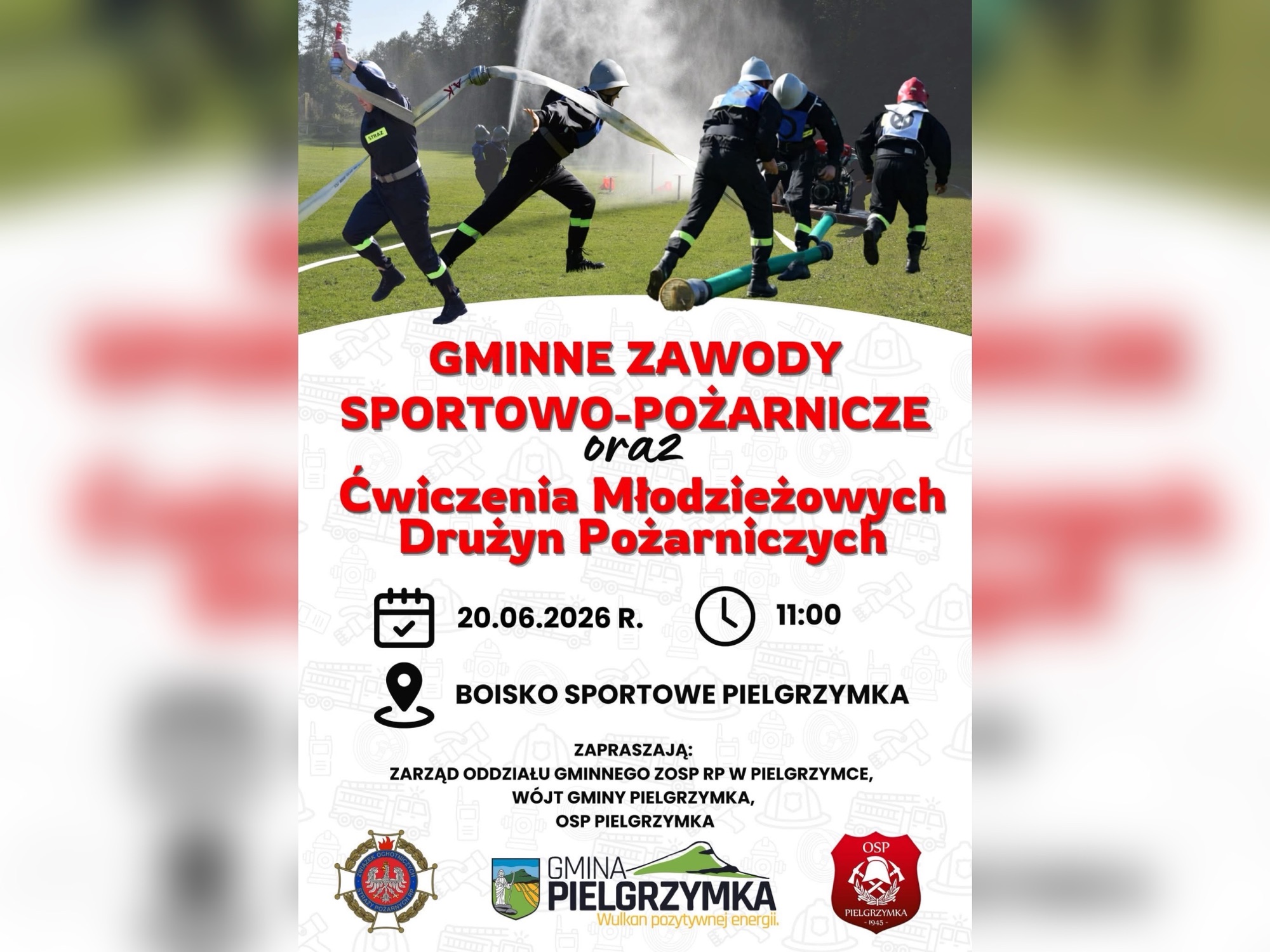 Strażacy zmierzą się w sportowej rywalizacji. Gminne zawody już 20 czerwca w Pielgrzymce