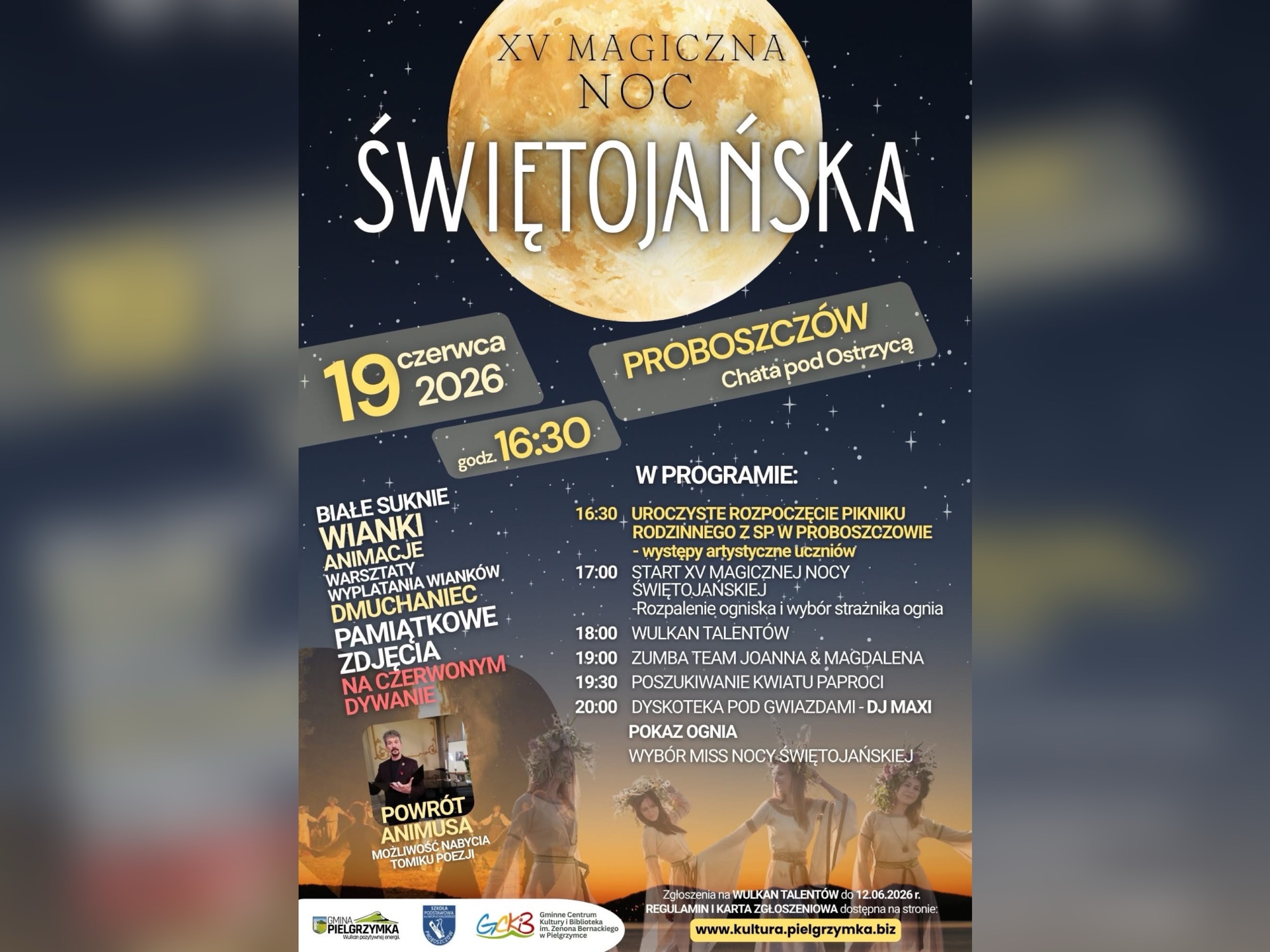 Trwają zapisy na Festiwal Talentów Nocy Świętojańskiej w Proboszczowie
