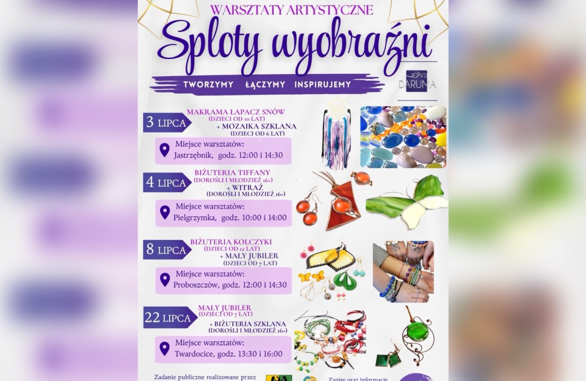 Sploty Wyobraźni – międzypokoleniowe warsztaty artystyczne już w lipcu