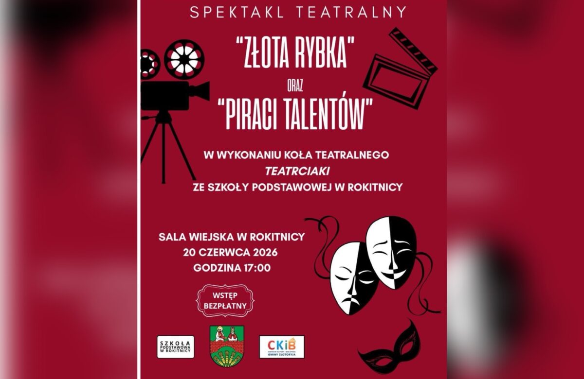 Młodzi aktorzy zapraszają na teatralne popołudnie w Rokitnicy
