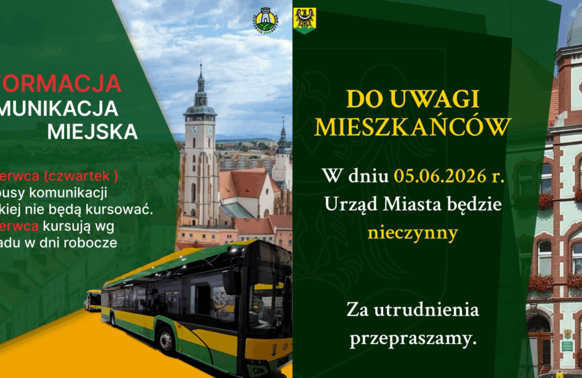 Komunikat dla mieszkańców: organizacja pracy urzędu i komunikacji miejskiej