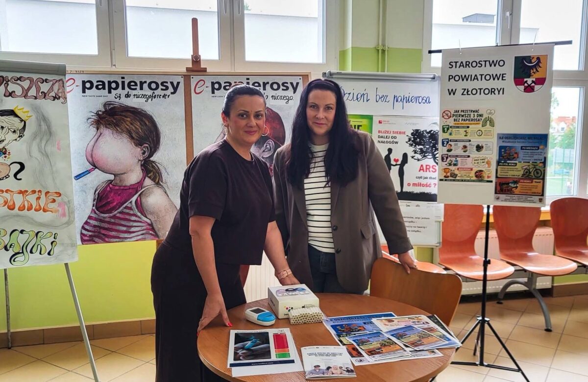 Kampania edukacyjna z okazji Światowego Dnia Bez Tytoniu w Złotoryi