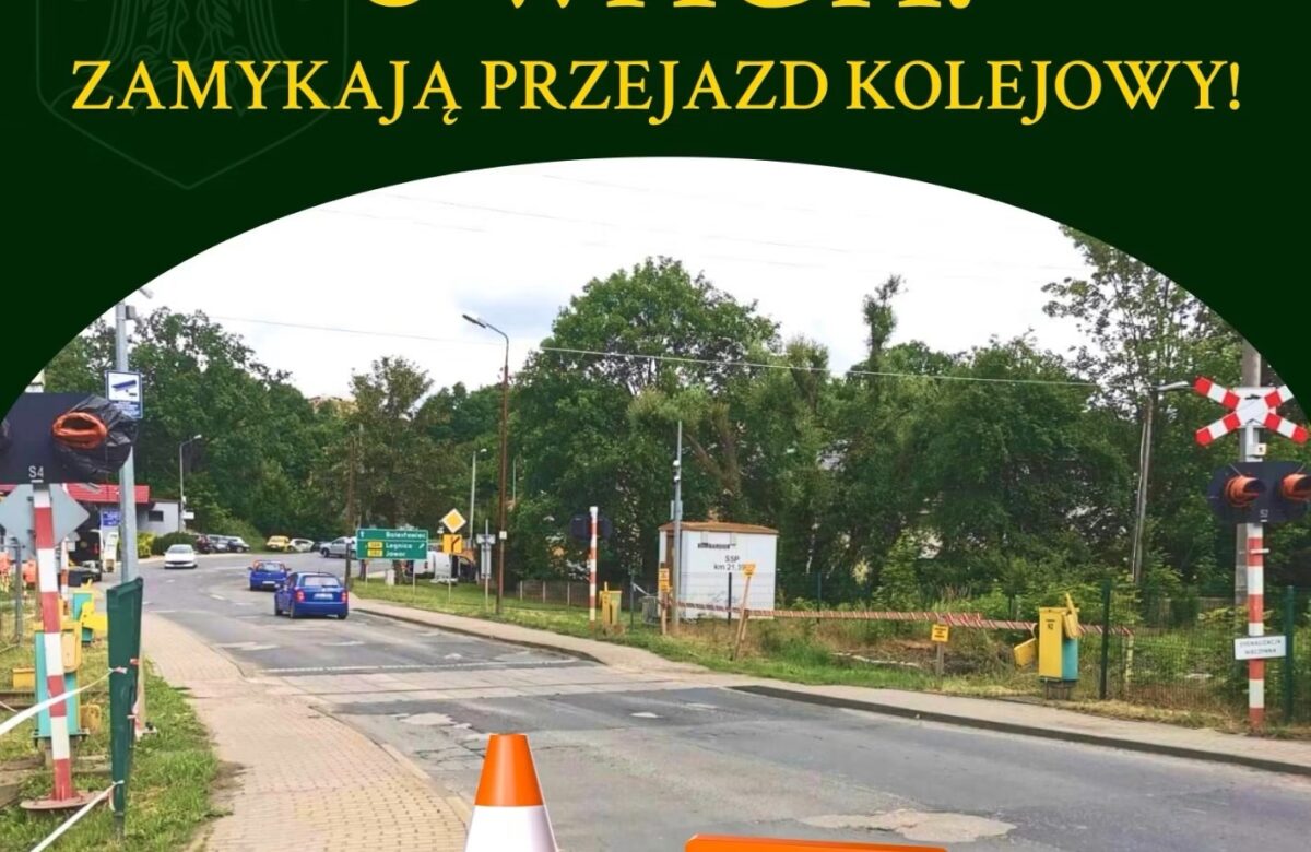 Utrudnienia na przejeździe kolejowym przy ul. Zagrodzieńskiej. Kierowcy muszą przygotować się na objazdy