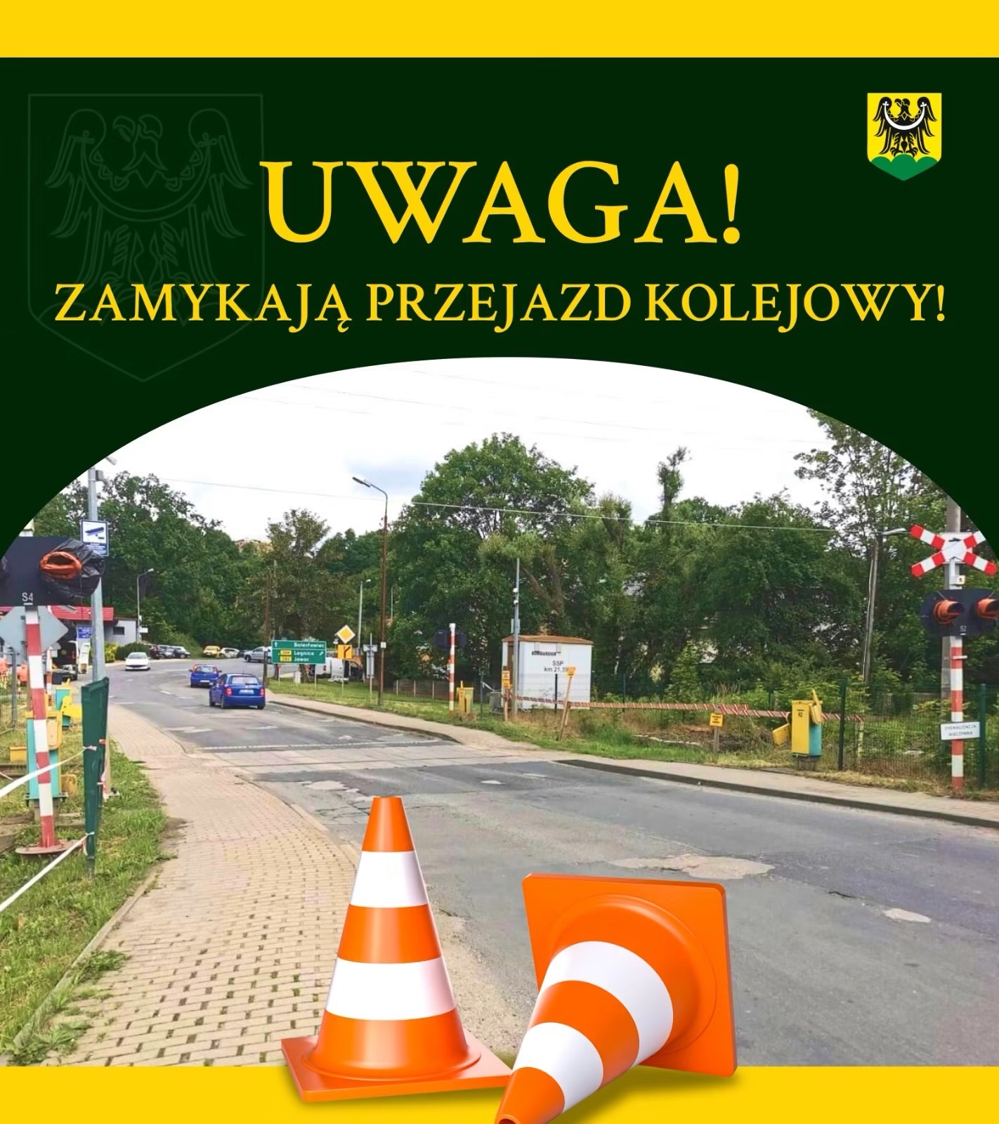 Utrudnienia na przejeździe kolejowym przy ul. Zagrodzieńskiej. Kierowcy muszą przygotować się na objazdy