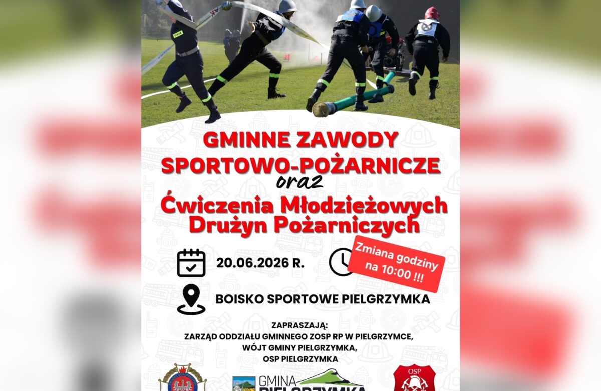 Uwaga! Zmiana godziny rozpoczęcia zawodów