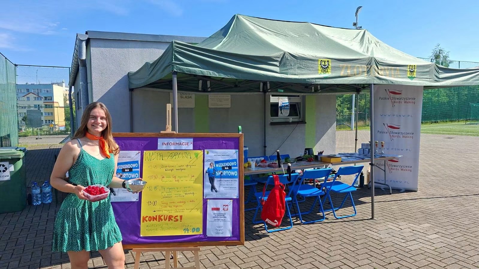 Aktywny poranek na Orliku przy ul. Wiosennej w ramach projektu „Weekendowo na Sportowo”