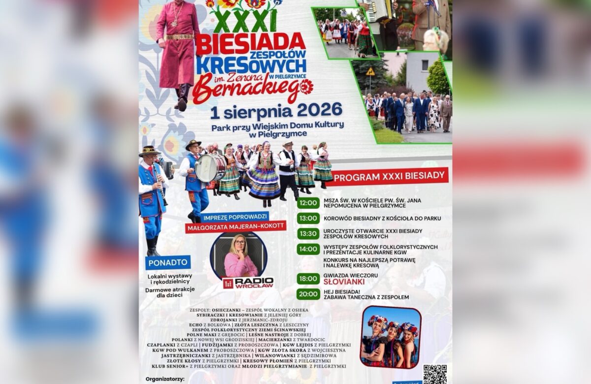 Święto Kultury Kresowej w Pielgrzymce: Już 1 sierpnia XXXI Biesiada Zespołów Kresowych!