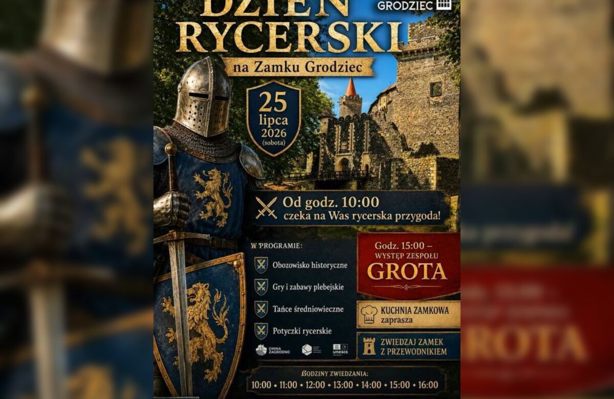 Rycerskie atrakcje na Zamku Grodziec.