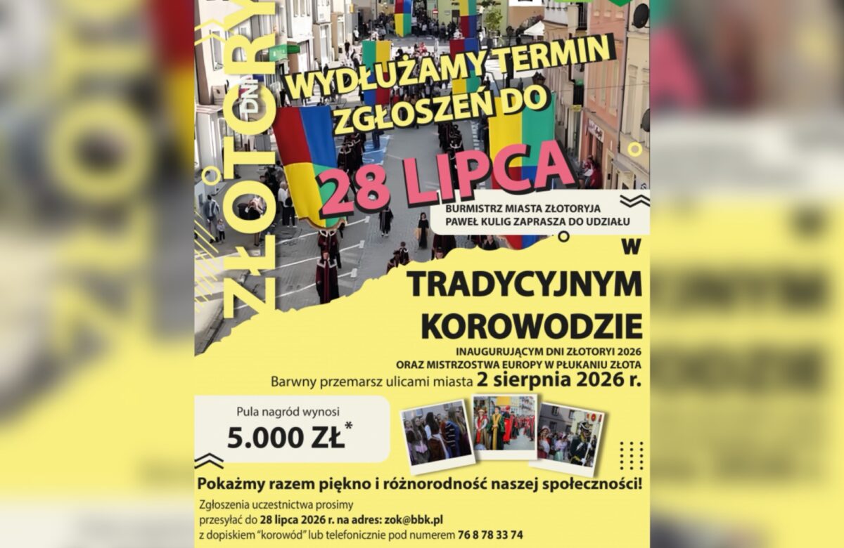 Historyczny korowód w Złotoryi. Termin zgłoszeń wydłużony do 28 lipca