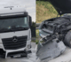 Pożar ciężarówki po zderzeniu na autostradzie A4. Strażacy interweniowali za węzłem Jadwisin